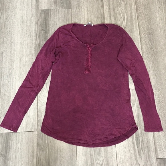 BKE The Buckle Soft Lived-in Look Henley Small - Picture 1 of 7